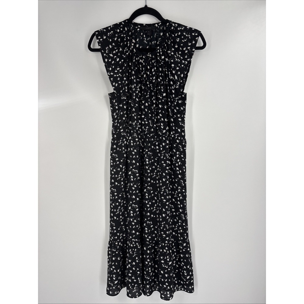 J. Crew Daisy Floral Cap Sleeve Dress - Large Petite